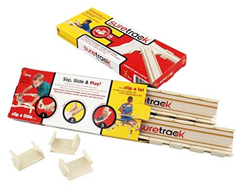 Suretrack Wooden RC Boat Kits with 28 Patented Securing Clips 2 Packs