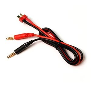 Venom RC Helicopter Deans Male to Charger Adapter with 14 AWG Soft Flexible Silicone Wire for Enhanced Battery Charging