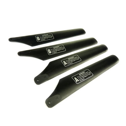 Kitty Hawk RC Plane Black Hawk 3ch Helicopter YD 919 Main Blades Set 2A and 2B Main Rotor Blades