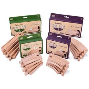 Conductor Carl Wood RC Bulldozer Tracks Expansion Pack 4 Count Mixed Tracks Compatible with Most Train Sets