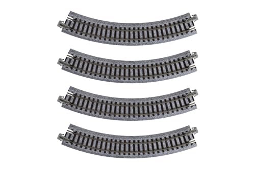 Kato USA Model Train Products UNITRACK Compact Tracks 4 Piece 183mm 7 Inch Radius 45 Degree Perfect for USA RC Jets Enthusiasts