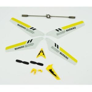 SYMA Q1 RC Boat Replacement Parts Set Main Blades Tail Decorations Tail Props Balance Bar Yellow