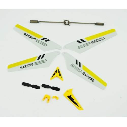 SYMA Q1 RC Boat Replacement Parts Set Main Blades Tail Decorations Tail Props Balance Bar Yellow