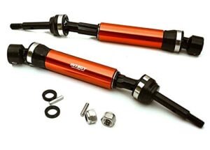 Integy RC Bargain Furniture Upgrades XHD Steel Rear Universal Driveshaft Pair for Traxxas 1/10 Slash and Stampede 4X4