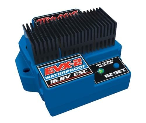 Traxxas 3019R EVX 2 Waterproof ESC for Drift RC Cars Low Price with LiPo Battery Support