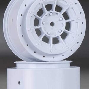 J Concepts Hazard Losi SCT E Wheel White 2Pc