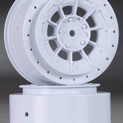 J Concepts Hazard Losi SCT E Wheel White 2Pc