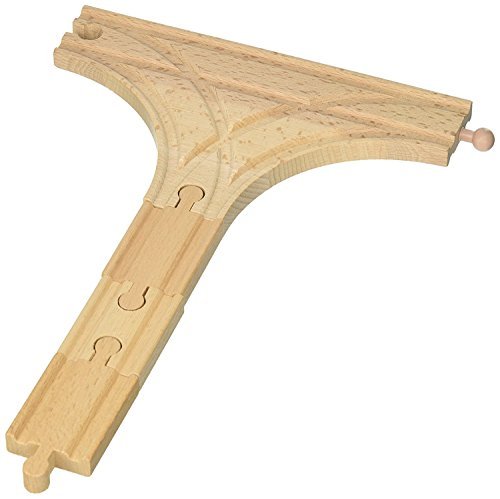 Orbrium 4 PC Set Switch T Track with Male Male and Female Female Track Adapters for RC Madness Track and Hobby Compatible with Thomas Chuggington Brio