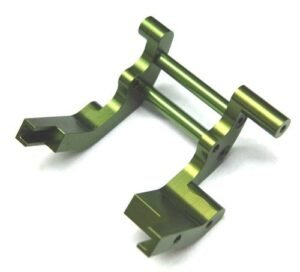 ST Racing Concepts ST3677G Aluminum Rear Motor Guard for Drag Concepts RC Traxxas Slash Rustler Bandit Green