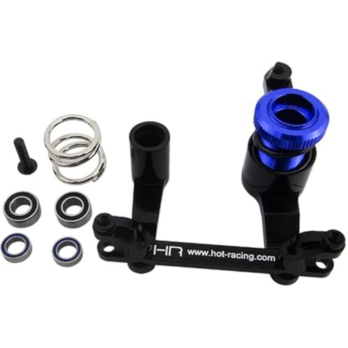 Hot Racing TM3348X Aluminum Bearing Saver Steering Kit Hot Wheels RC Conversion Kit for T Maxx E Maxx