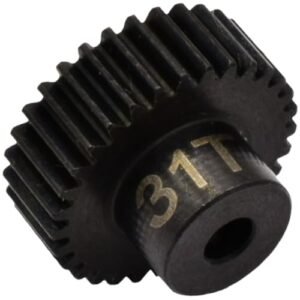 Hot Racing CSG1831 31t 48p Hardened Steel Pinion Gear for Hot Wheels RC Nitro Speeders 1/8 Bore