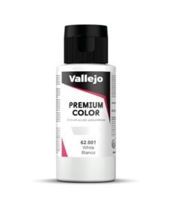 Vallejo Premium RC Tatoueur White Paint for RC Car Body Shells 60ml Bottle