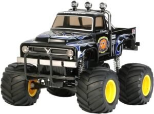 Tamiya TAM58547 The Biggest RC Monster Truck Midnight Pumpkin Black Edition 1/12 Scale Kit