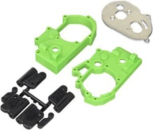 RPM Hybrid RC Helicopter Gearbox Housing and Rear Mounts for Traxxas 2WD Electric Green