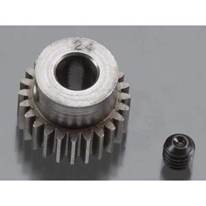 Robinson Racing 2024 Hard 48 Pitch Machined 24 Tooth Pinion Gear 5mm Bore