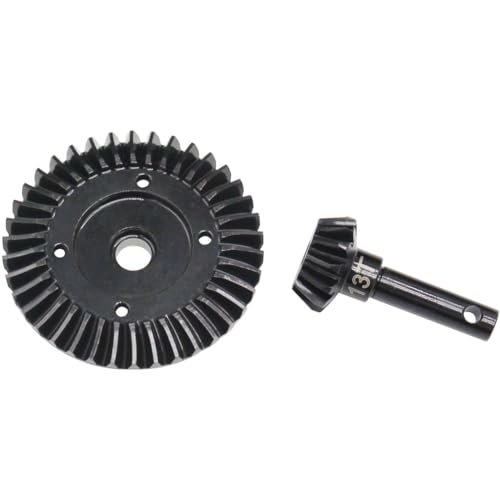 Hot Racing SWRA9383 HD Spiral Bevel Gear Set 38T 13T for Hot Wheels RC Drift Cars