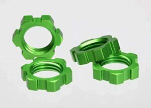 Traxxas 5353A Splined Wheel Nuts 17 BBS RC Wheels Green 17 mm