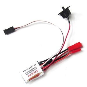 Hobbypower RC 20A ESC Brushed Motor Speed Controller for WL912 RC Boat Forward Reverse No Brake