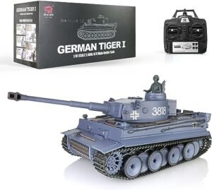 Henglong 1 16 Scale 2.4Ghz German Tiger I RTR RC Tank Model with BB Airsoft Shooting Feature Ideal for RC Scale Model Trucks Enthusiasts