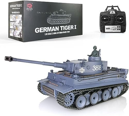 Henglong 1 16 Scale 2.4Ghz German Tiger I RTR RC Tank Model with BB Airsoft Shooting Feature Ideal for RC Scale Model Trucks Enthusiasts