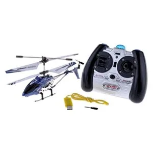 SYMA S107G 3 Channel RC Helicopter with Gyro for Stable Flight Blue
