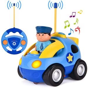 Liberty Imports My First RC Truck Remote Control Toy for Toddlers Ages 1 3 Police Car