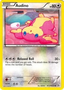 Pokemon Audino RC17 RC25 Common Card Legendary Treasures Set