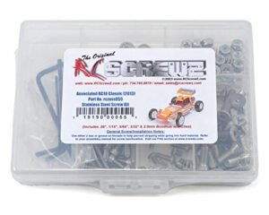 Associated RC10 Classic 2013 Stainless Steel Screw Kit ASC6001 160 Plus Pieces