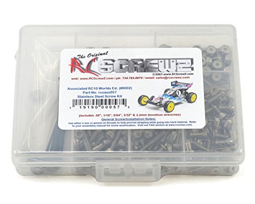 Associated RC10 Worlds Edition Stainless Steel Screw Kit