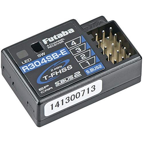 Futaba R304SB E 2.4GHz T FHSS 4 Channel Telemetry Micro B RC Receiver