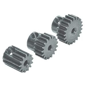 Robinson Racing Products Hard Blackened Steel Mini Pinion 2mm 0.5 Mod 17T RRP1817 Gears Differentials