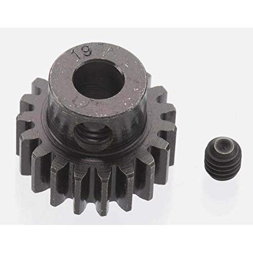 Robinson Racing Products RRP8619 19 Tooth Blackened Steel 32P Pinion 5Mm Extra Hard