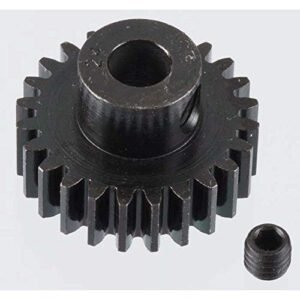Robinson Racing 8624 Extra Hard 24 Tooth Blackened Steel 32P Pinion 5Mm Shaft Hobby Gear