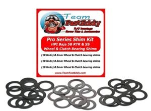 Mickey Thompson Baja Pro X RC Tires FastEddy Bearings Pro Series Shim Kit for Wheel and Clutch HPI Baja