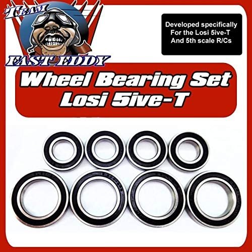 FastEddy Bearings Losi 5ive T Wheel Bearing Set High Performance Upgrade