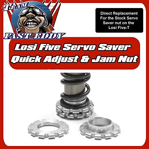 FastEddy Bearings Quick Adjust Servo Saver and Jam Nuts for Losi 5ive