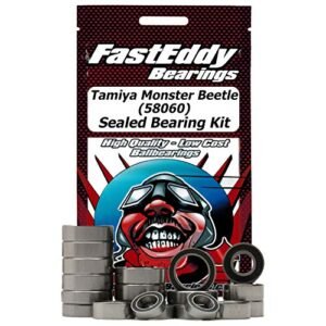 FastEddy Bearings Sealed Bearing Kit for Tamiya Monster Beetle 58060