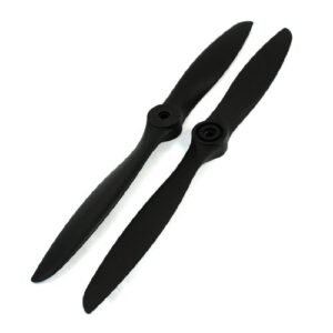 uxcell 2pcs Best RC Airplane Gas Engine 12x6 Propeller Prop Plastic Black