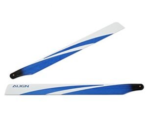 Cross RC XX10 T Rex Align T Rex 450L 360 Carbon Fiber Blades Blue HD360B