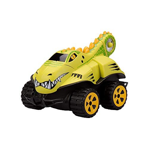 Kid Galaxy Hot Wheels RC Mega Wrex Alive Amphibious Remote Control Car All Terrain Toy 2.4 Ghz Yellow Black