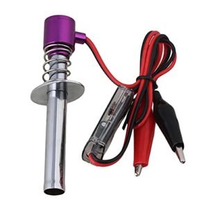 BQLZR Metal Purple Upgraded Electronic Glow Plug Starter Igniter for RC Nitro Glow Fuel Cars 6V to 24V