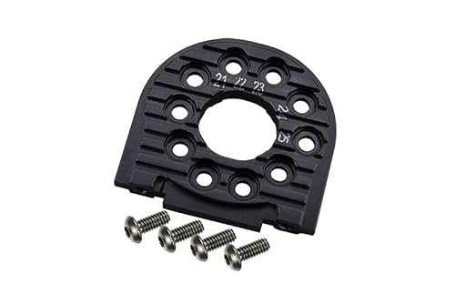 GPM Aluminum Adjustable Motor Mount For Used Tamiya RC Trucks TT 02 16T 25T Black