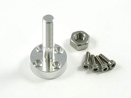 Small Parts CNC RocHobby 3648 Series 'No Hex' Aluminum Prop Adapter for High Speed Models