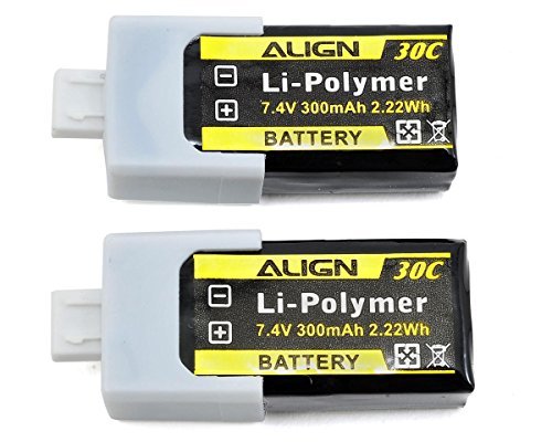 Align T Rex Helicopters 150 2S1P 7.4V 300 mAh 30C Battery