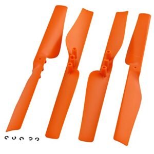 Parrot AR Drone 2.0 Power Edition Orange Propeller Motor Rotor 4 Pack Genuine