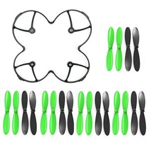AFUNTA Propeller Blades Protection Guard Cover and Props 5X Sets Compatible with X4 H107C H107D Quadcopter Perfect Addition to Your Washer and Dryer Sets RC Willey