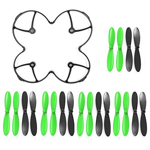 AFUNTA Propeller Blades Protection Guard Cover and Props 5X Sets Compatible with X4 H107C H107D Quadcopter Perfect Addition to Your Washer and Dryer Sets RC Willey
