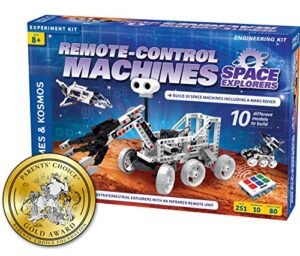 Thames Kosmos Remote Control Machines Space Explorers STEM Kit with RC Plane Scratch Build Plans for 10 Models