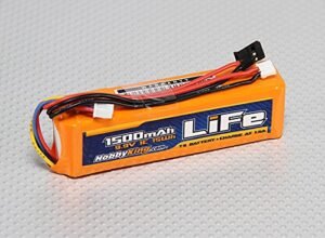 HobbyKing 1500mAh 3S 9.9v LiFe Transmitter TX Battery Pack for JR Spektrum Futaba