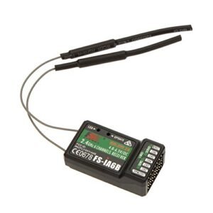 GoolRC 2.4G Flysky FS iA6B 6 Channel Receiver PPM Output with iBus Port for 6 Cylinder RC Engine Compatible with Flysky i4 i6 i10 Transmitter